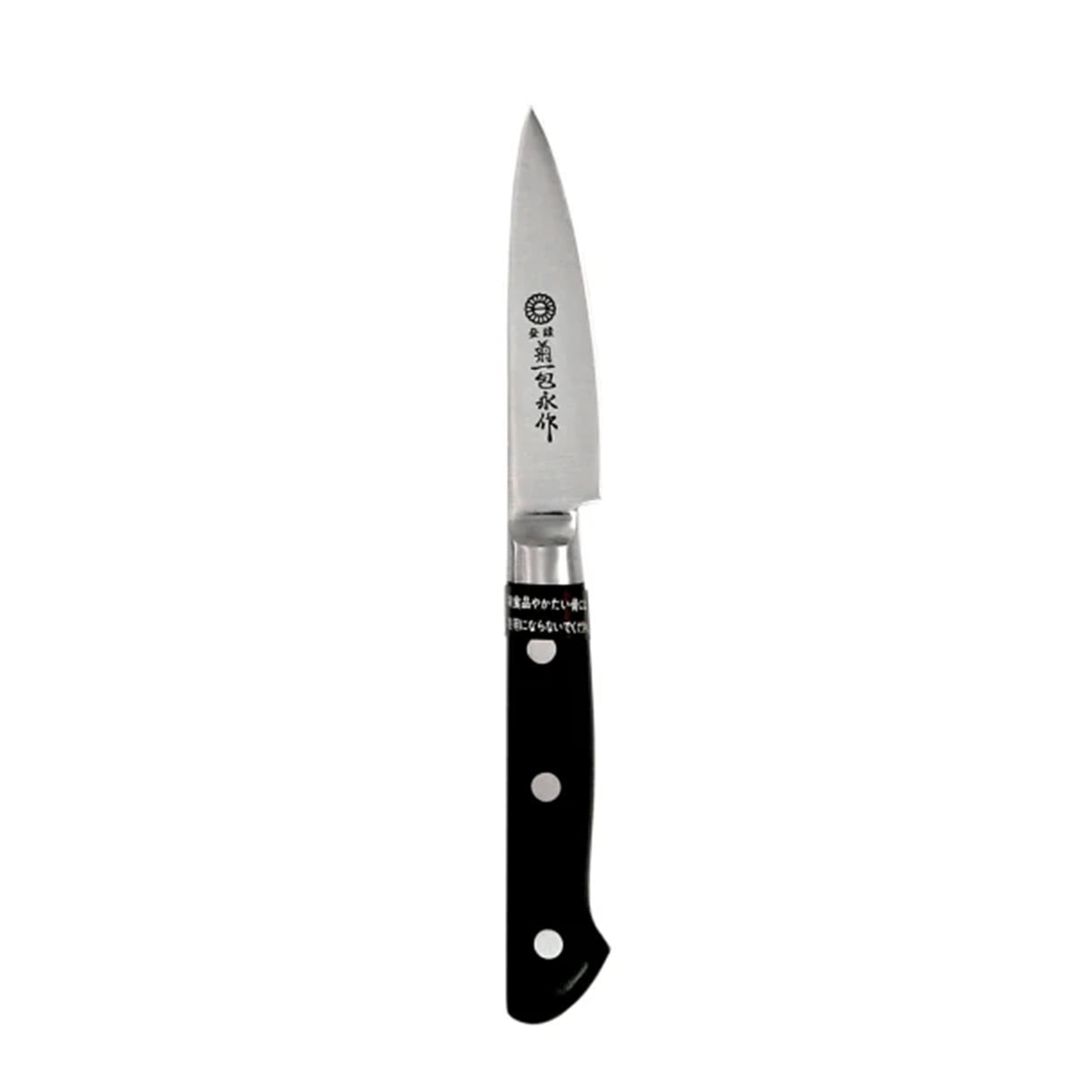 The GM Series Molybdenum Stainless Steel Paring Knife from Kikuichi is the perfect companion for cooking enthusiasts seeking precision and reliability. Crafted with meticulous attention to detail, this high-quality knife boasts exceptional features that elevate your culinary experience at an affordable price.