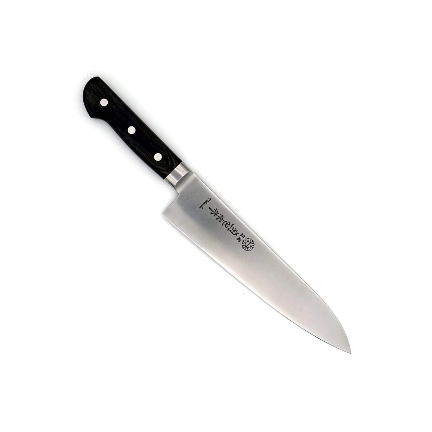 The Kikuichi SEM Series Semi-Stainless Gyuto Knife, a culinary masterpiece that seamlessly blends Japanese craftsmanship with modern innovation.