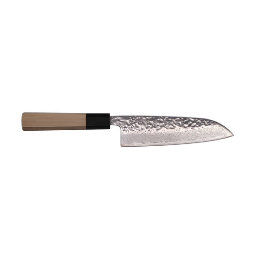 MDT67 Series 67-Layer Mirror Damascus Tsuchime Santoku