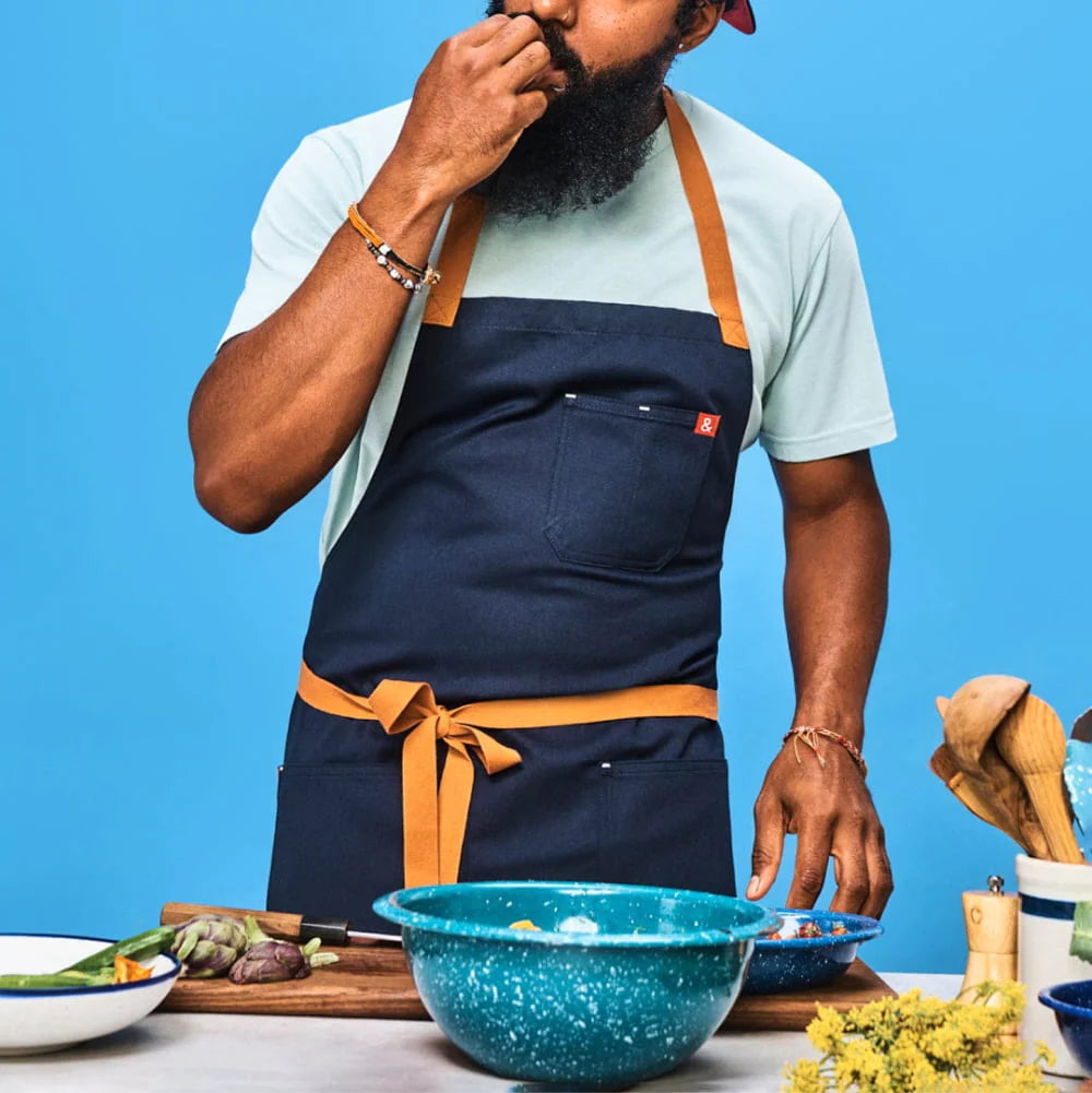 The Midnight Blue Essential Apron