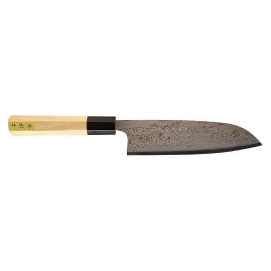 SW Series Carbon Damascus Santoku