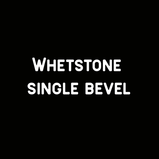 Whetstone Sharpening Single Bevel - professional knife sharpening service